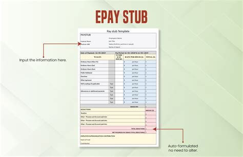 Epay stub. Things To Know About Epay stub. 